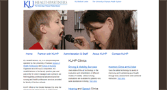 Desktop Screenshot of kuhealthpartners.org